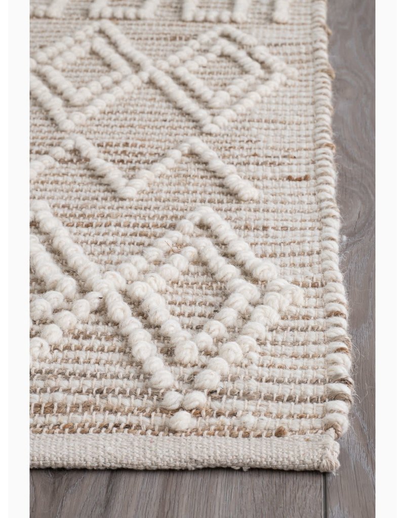 Tongass - Natural & Ivory Hemp/Wool Rug Rug 2'x3'