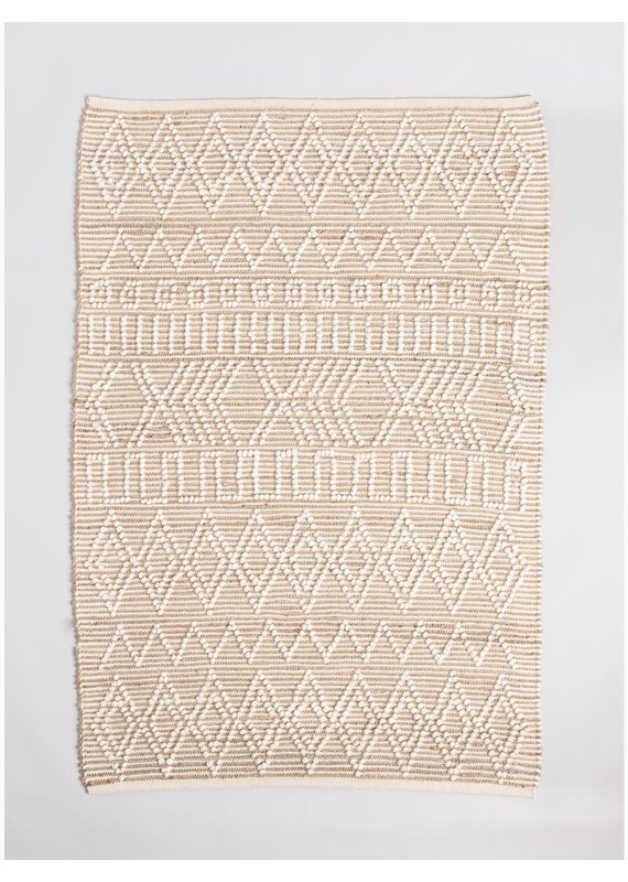 Tongass - Natural & Ivory Hemp/Wool Rug 5'x8'