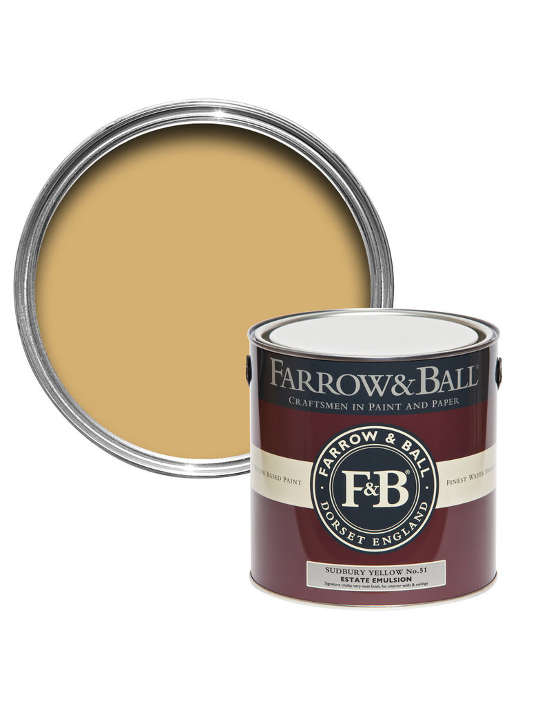 Farrow & Ball Paint Sudbury Yellow  No. 51