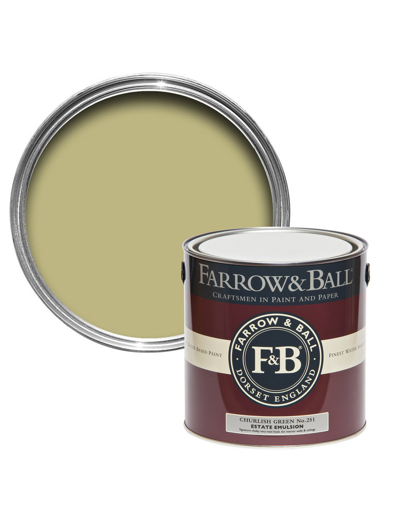 Farrow & Ball Paint Churlish Green  No. 251