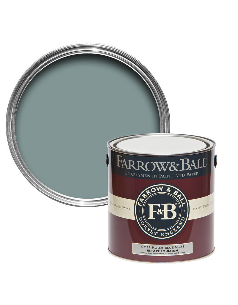 Farrow & Ball Paint Oval Room Blue  No. 85