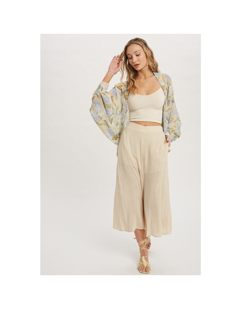 Light Flowing Cropped Pant
