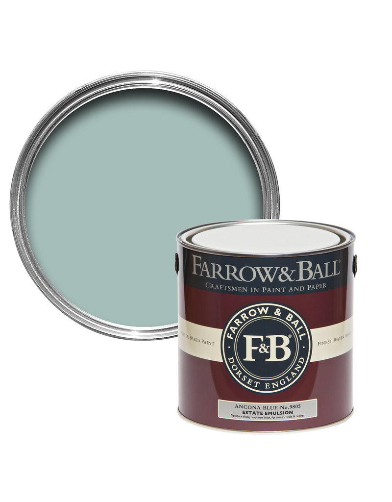 Farrow & Ball Paint Ancona Blue  No. 9805