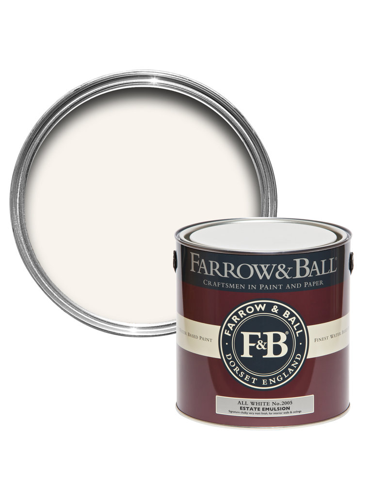 Farrow & Ball Paint All White  No. 2005