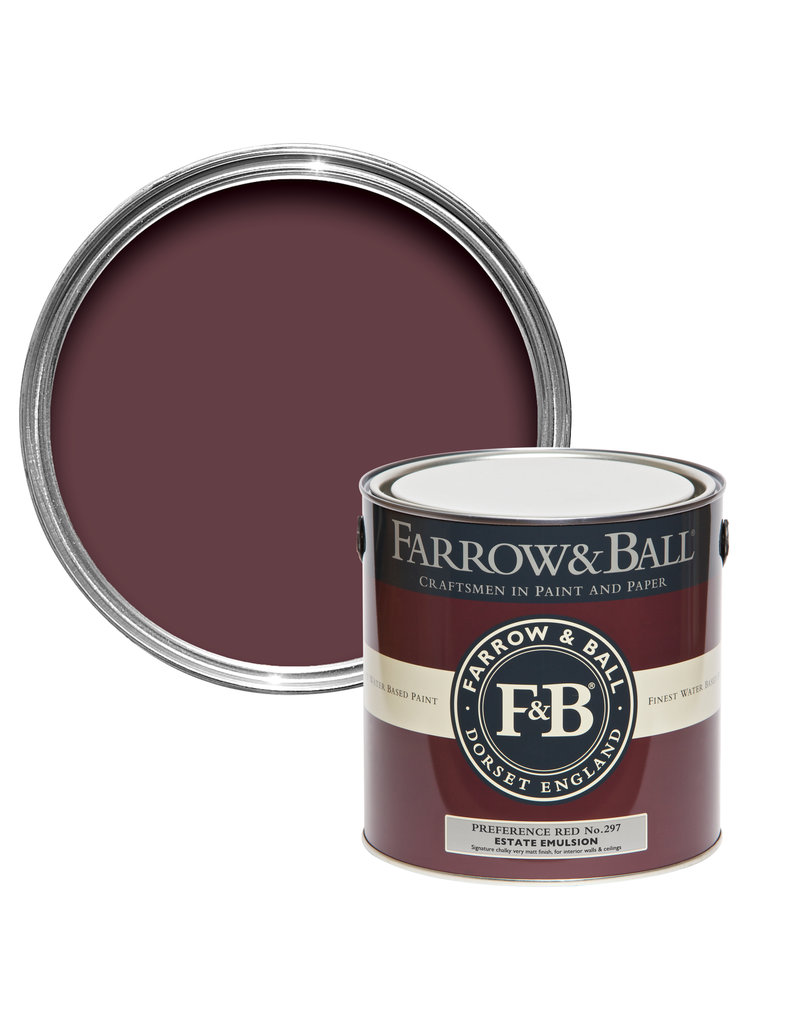 Farrow & Ball Paint Preference Red  No. 297