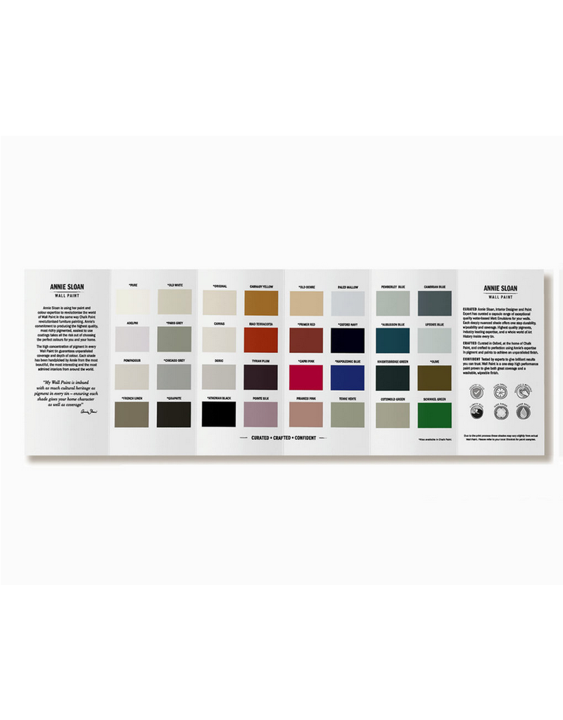 Wall Paint by Annie Sloan Colour Card