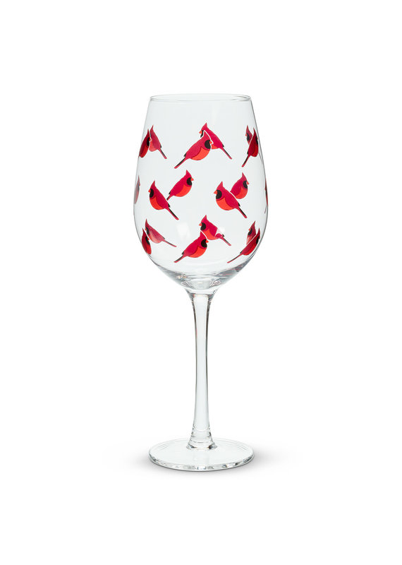 Cardinal Wine Glass