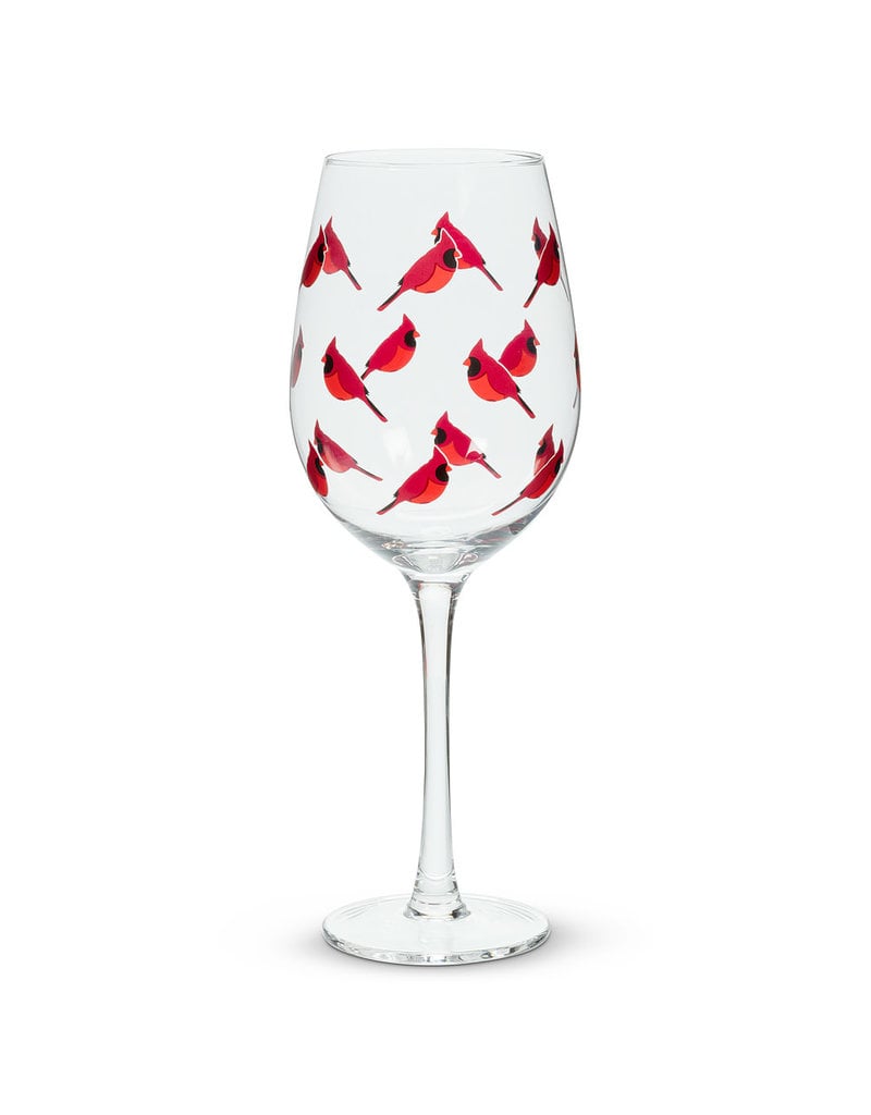Cardinal Wine Glass