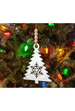 Metal & Bead Tree Ornament