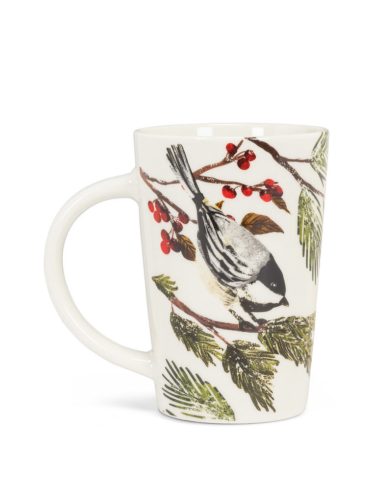 Chickadee & Branch Mug by Artist Heather Powers
