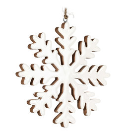 Glossy Snowflake Ornament
