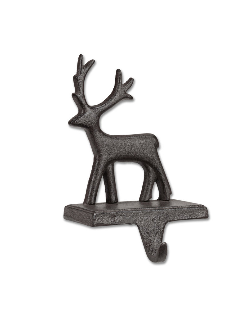 Iron Reindeer Stocking Holder DeFerrari Home