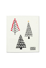 Modern Holiday Trees Dishcloths | Set of 2