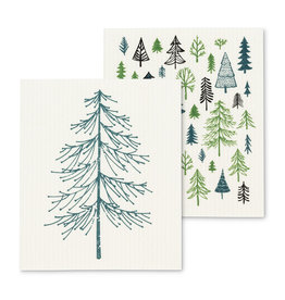 Trees Swedish Dishcloths | Set of 2
