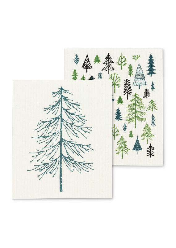 Trees Swedish Dishcloths | Set of 2