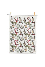 Chickadee on Branch Tea Towel