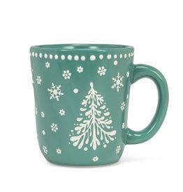 Tree & Snowflakes Mug