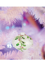Glass Mistletoe Ornament