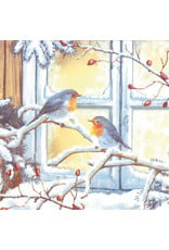 Winter BIrds Luncheon Napkins | Package of 20