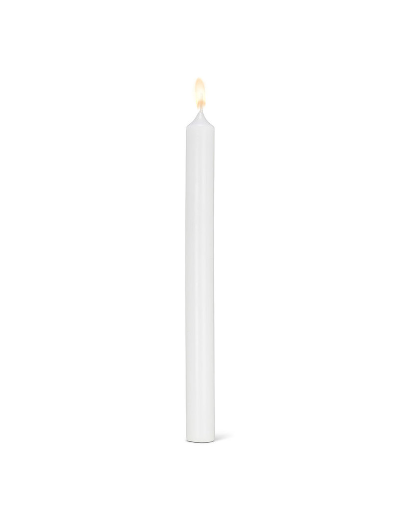 White Taper Candles | Set of 4