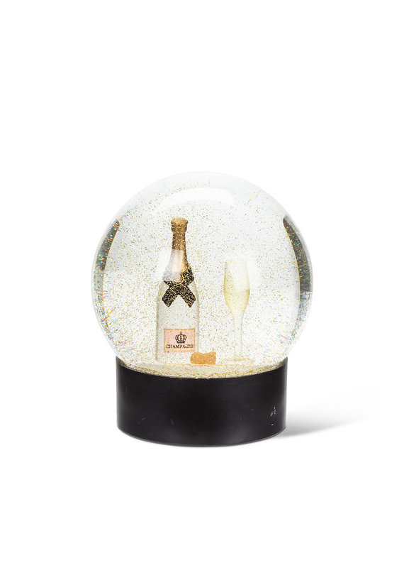 Champagne Toast Snow Globe