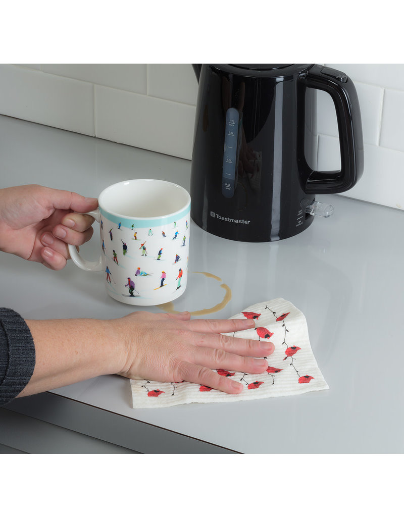 Cardinal Swedish Dishcloths | Set of 2