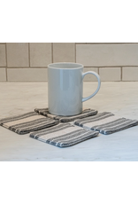 Grey and Oatmeal Set of 4 Coasters