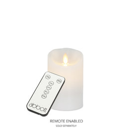 Reallite LED Flameless Candle - White 3"x4.5"