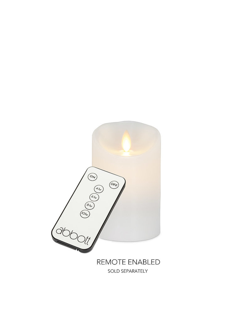 Reallite LED Flameless Candle - White 3"x4.5"