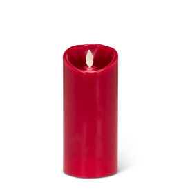 Reallite LED Flameless Candle - Red 3"x6.5"