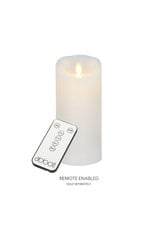 Reallite LED Flameless Candle - White 3"x6.5"