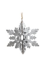 Metal Snowflake Ornament