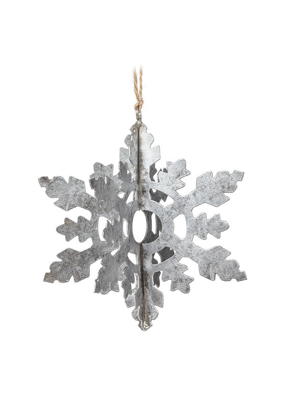 Metal Snowflake Ornament