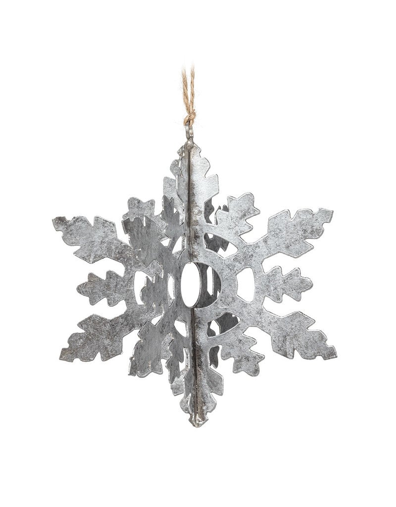 Metal Snowflake Ornament