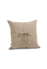 Tuso Linen Toss Cushion with Tie | 20"x20"