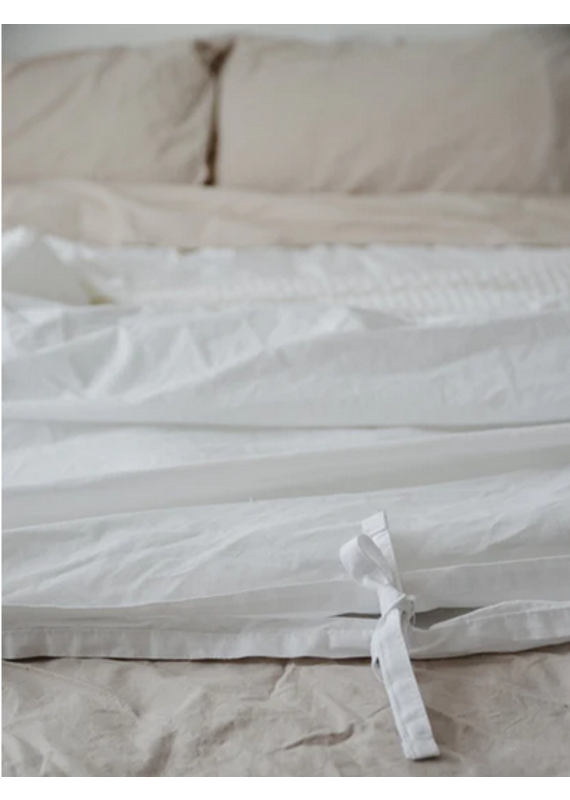 Turkish Cotton Soft White Duvet Cover | House of Jude