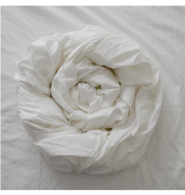 Turkish Cotton Flat Sheet | House of Jude | Soft White