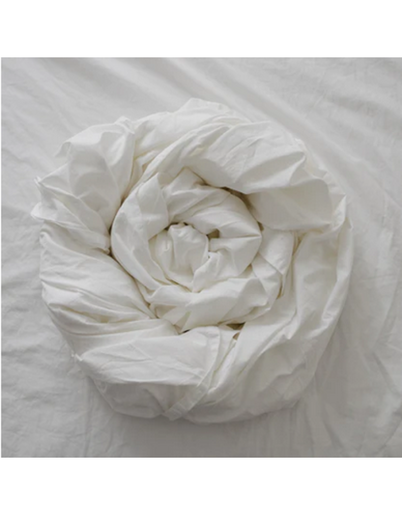 Turkish Cotton Flat Sheet | House of Jude | Soft White