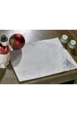 Holiday Tree Silver Shimmer Placemat