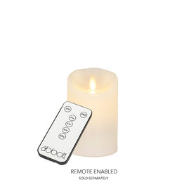 Reallite LED Flameless Candle - Off  White 3"x4.5"