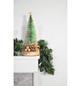 Accent Brush Tree with Pinecones