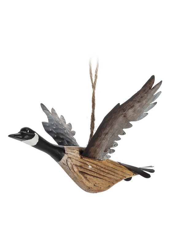 Flying Canada Goose Ornament