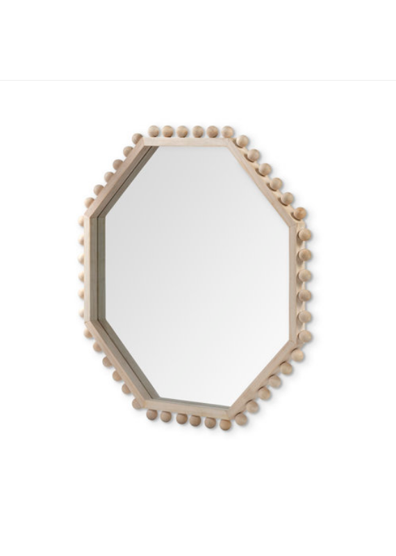 Mercana Torquay Natural Wood Octagon Frame Mirror