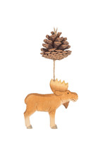 Moose & Pinecone Ornament