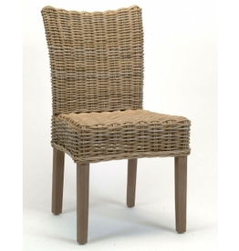 Low Back Rattan Dining Chair - 7072