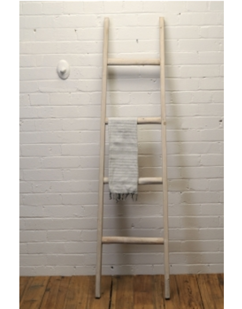 White Washed Wood Ladder