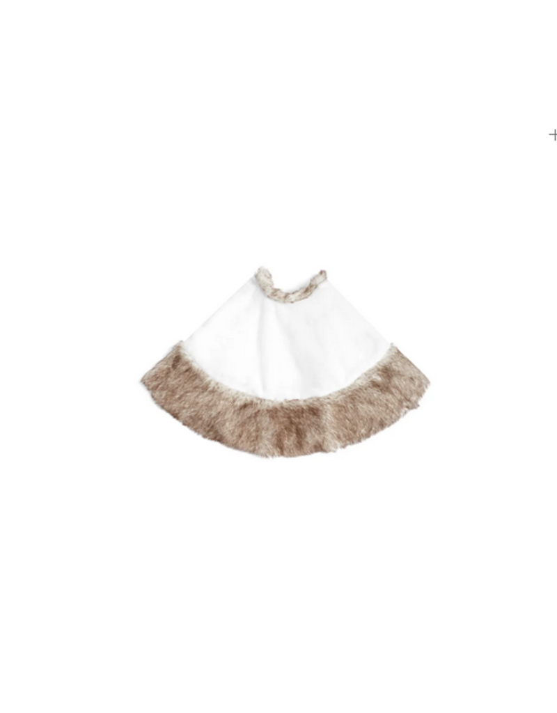 Winter Tree Skirt with Fur Edging