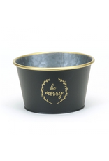 Be Merry Metal Pot