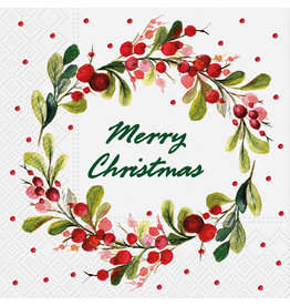 Merry Christmas Luncheon Napkin | Package of 20