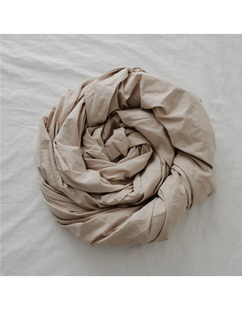 Turkish Cotton Flat Sheet | House of Jude | Oat Milk